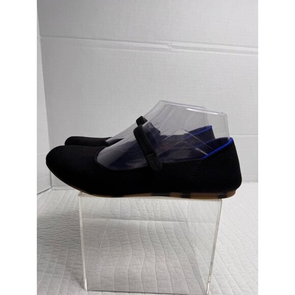 Rothy’s Black Slip On The Square Toe Mary Jane Flats Woman’s Size 7 - Picture 9 of 14
